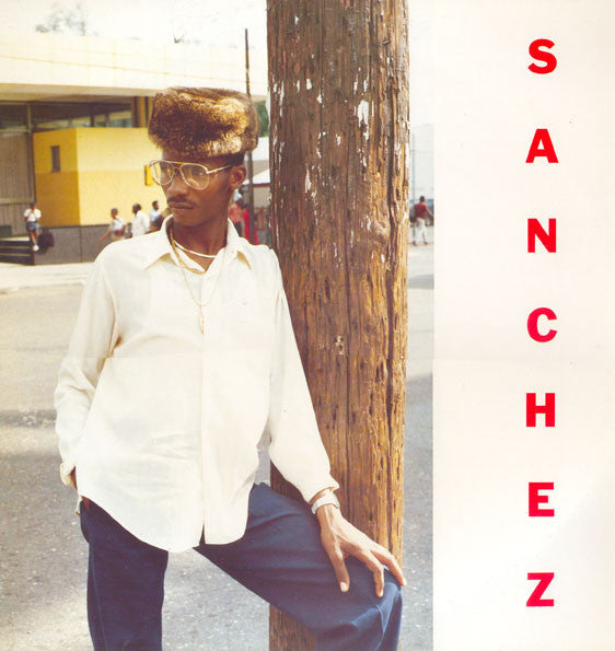 Image of Front Cover of LP - G+/VG - SANCHEZ, Sanchez (Vena Recordings; VALP 1, UK 1988), Light scuffs only. Lots of creases on sleeve next to the opening.,  - 1946340S