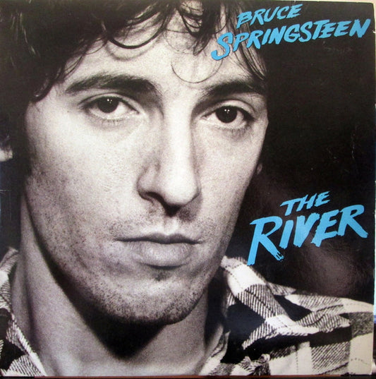 Image of Front Cover of 2xLP - VG/G+ - BRUCE SPRINGSTEEN, The River (CBS Orange/Yellow; CBS 88510, UK 1980, 2 Square Corner Inners & Insert, Made in England at bottom of label), Hairlines & scuffs, edge wear, laminate missing from sticker peel,  - 3546013S
