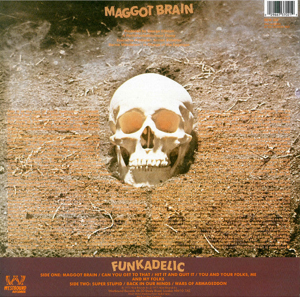 Image of Back Cover of LP - VG+/VG+ - FUNKADELIC, Maggot Brain (Westbound Records; SEW 002, Europe 2004 Reissue, Stereo), ,  - 4446266S