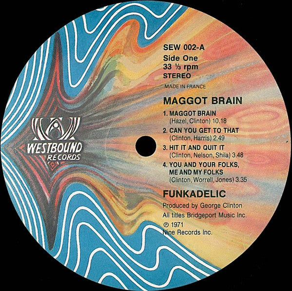 Image of Label Cover of LP - VG+/VG+ - FUNKADELIC, Maggot Brain (Westbound Records; SEW 002, Europe 2004 Reissue, Stereo), ,  - 4446266S