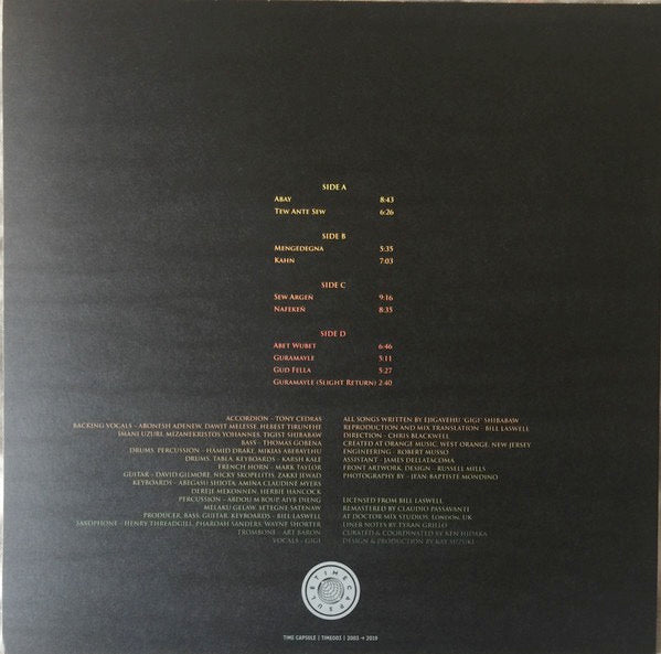 Image of Back Cover of 2xLP - VG+/EX - GIGI, Illuminated Audio (Time Capsule; TIME003, US 2020 Reissue, Insert, Repress), ,  - 2926208E