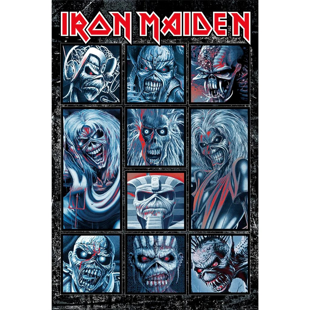 Image of Front Cover of 3713272C: Accessories - IRON MAIDEN, Ten Eddies Poster (61 x 91.5cm; , UK )   NEW/NEW