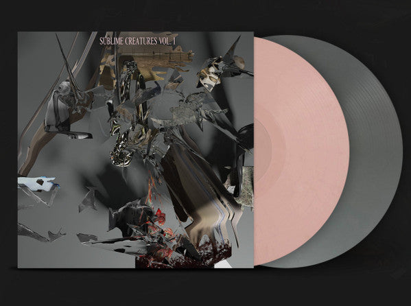 Image of Back Cover of 3723456E: 2xLP - VARIOUS, Sublime Creatures Vol. I (House Of Reptile; HofRVA1, UK 2021, White Label Promo, Black Inner, Limited Edition of  100. Pink; Grey vinyl.Bandcamp release)   VG+/EX