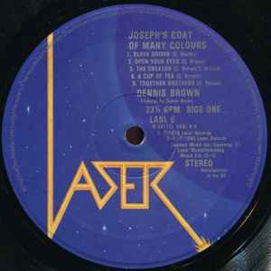 Image of Label Cover of LP - VG+/VG+ - DENNIS BROWN, Joseph's Coat Of Many Colours (Laser; LASL6, UK 1980), ,  - 2516347C
