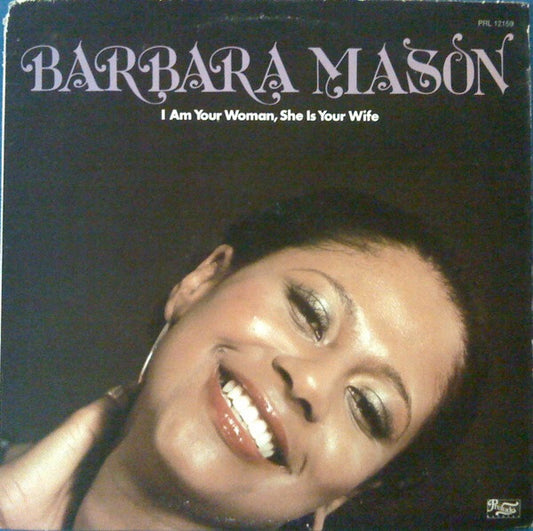 Image of Front Cover of LP - VG/VG - BARBARA MASON, I Am Your Woman, She Is Your Wife (Prelude Records ; PRL 12159, US 1978, PRL-12159AS FW.O in Runout), Cut-out (Corner cut) Edge wear,  - 3746293S