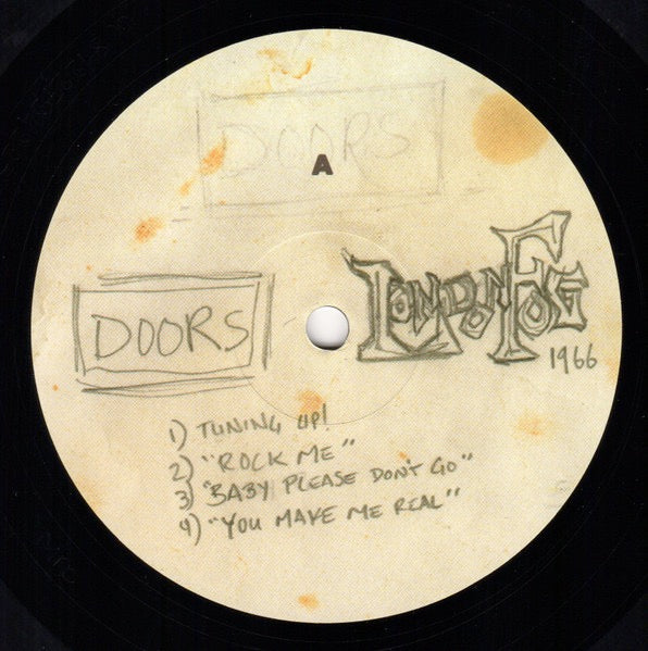 Image of Label Cover of 10" EP - VG+/VG+ - THE DOORS, London Fog 1966 (Rhino Records; R1 557796, Worldwide 2019 Reissue, Record Store Day), Sleeve still in opened stickered shrinkwrap,  - 3616106C
