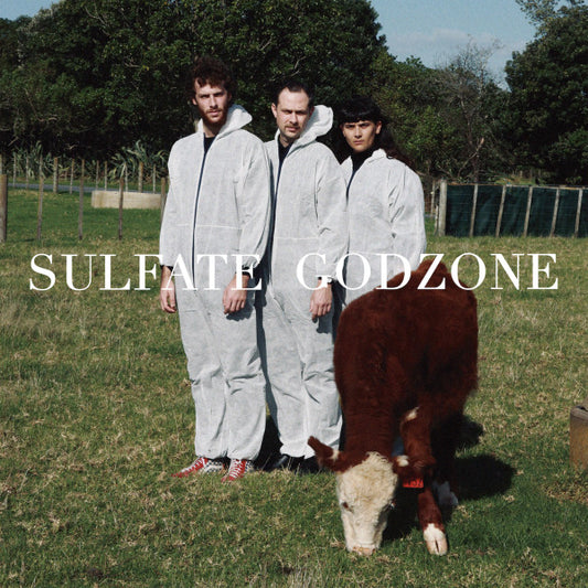 Image of Front Cover of 3823275E: LP - SULFATE, Godzone (Flying Nun Records; FN601LP, UK & Europe 2021, Green Vinyl) Still In Shrinkwrap  EX/EX