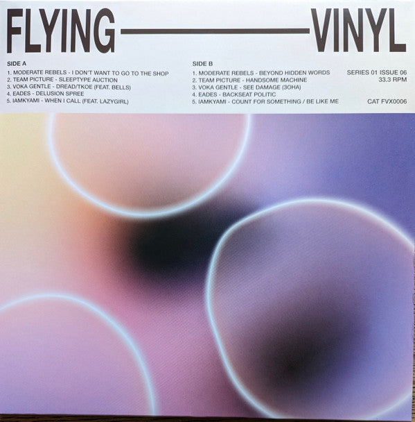 Image of Front Cover of 3823265E: LP - VARIOUS ARTISTS, Flying Vinyl Series 01 Issue 06 (Flying Vinyl; FVX0006, UK 2023, Inner, White Vinyl) Corner Bump  VG+/EX