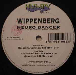 Image of Back Cover of 12" - VG/G+ - WIPPENBERG, Neuro Dancer (Humpy; HMP 003, Italy 1995, Die Cut Company Sleeve), scuffs and marks - nothing major. seam split bottom edge,  - 4745169S