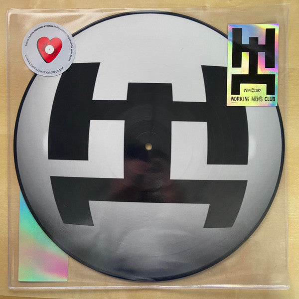 Image of Front Cover of LP - VG+/VG+ - WORKING MEN'S CLUB, Working Men's Club (Heavenly; HVNLP179PD, Europe 2021, Stickered Plastic Sleeve, Picture Disc), Clean copy,  - 2316089C