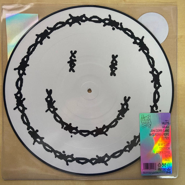 Image of Back Cover of LP - VG+/VG+ - WORKING MEN'S CLUB, Working Men's Club (Heavenly; HVNLP179PD, Europe 2021, Stickered Plastic Sleeve, Picture Disc), Clean copy,  - 2316089C