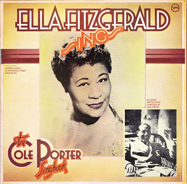 Image of Front Cover of 2xLP - VG/VG+ - ELLA FITZGERALD, Sings the Cole Porter Songbook (Verve; 2683 044, UK 1975 Reissue, Gatefold, Mono), ,  - 2226290E