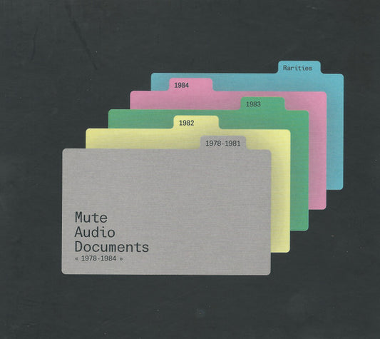 Image of Front Cover of 10xCD - VG+/VG+ - VARIOUS, Mute Audio Documents  1978 - 1984  (Mute; Audiobox1, UK 2007, Box Set, Booklet & Poster), Small Corner Bump,  - 1536010E