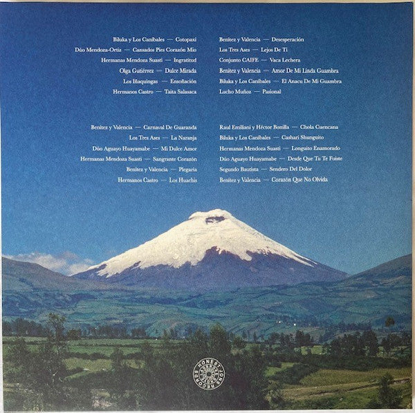 Image of Back Cover of 4614034C: 2xLP - VARIOUS, The Paths Of Pain: The CAIFE Label, Quito, 1960-68 (Honest Jon's Records; HJRLP82, UK 2021, Gatefold, 2 Inners & Booket) Discs have only the lightest marks. Inners, booklet and sleeve are all in lovely condition.  VG+/VG+