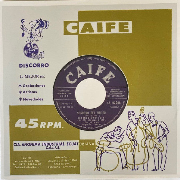 Image of Label Cover of 4614034C: 2xLP - VARIOUS, The Paths Of Pain: The CAIFE Label, Quito, 1960-68 (Honest Jon's Records; HJRLP82, UK 2021, Gatefold, 2 Inners & Booket) Discs have only the lightest marks. Inners, booklet and sleeve are all in lovely condition.  VG+/VG+