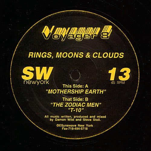 Image of Front Cover of 2x12" - /VG+ - VOYAGER 8, Rings, Moons & Clouds (Synewave; SW 13, US 1995), ,  - 1546210S