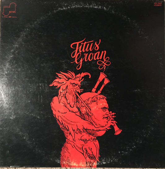 Image of Front Cover of 3843476S: LP - TITUS GROAN, Titus Groan (Janus Records; JLS 3024, US 1970, Promo) Edge Wear, Ring Wear, Split Seam, Tape Across Bottom Of Sleeve.  G+/G