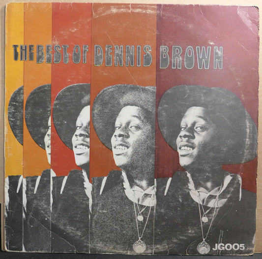 Image of Front Cover of 3823361E: LP - DENNIS BROWN, The Best Of Dennis Brown (Jogib Records; JG005, Jamaica , Picture Sleeve) Sleeve has some signifcant rips along edges especially the opening, disc however is lovely!  F/VG+