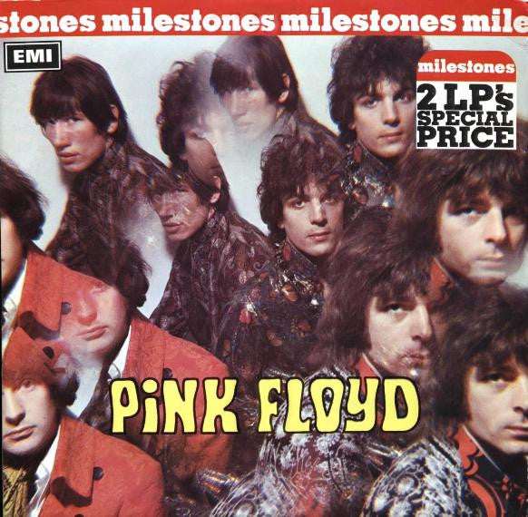 Image of Front Cover of 5144135S: 2xLP - PINK FLOYD, Milestones (Columbia; 5C 184-50203 04, Netherlands 1973, Gatefold, Red Center Labels) Light edge wear, clean sturdy cover. Discs range from G+ to VG.  VG/G+