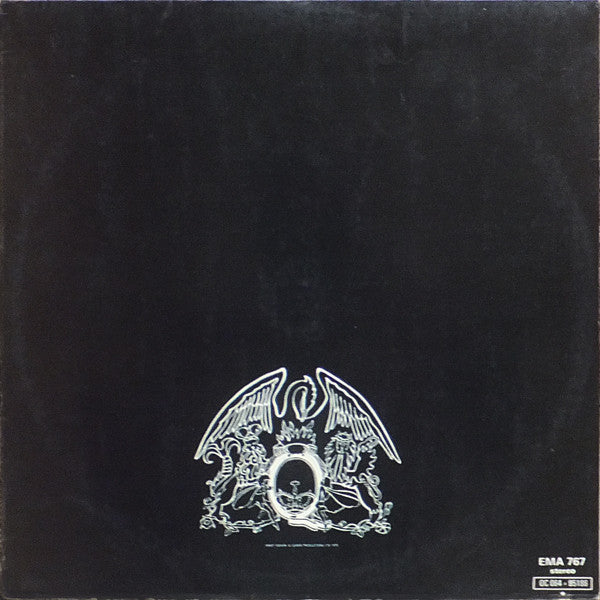 Image of Back Cover of LP - VG/VG+ - QUEEN, Queen II (EMI; EMA767, UK 1970s Reissue, Laminated Gatefold Sleeve With Crest Design Text, NO Inner), ,  - 2526150E