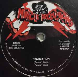 Image of Back Cover of 7" - /VG+ - BOSTON JACK, Great God Over In Zion / Starvation (Miracle Productions; MPBJ701, UK 2017), ,  - 3856055S