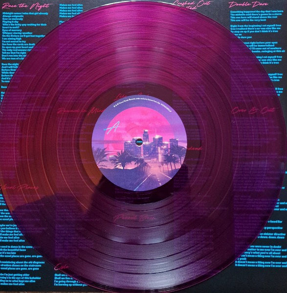 Image of Label Cover of 2914071C: LP - ASH, Race The Night (Fierce Panda; NONG139CLPV, Europe 2023, Gatefold, Inner, Translucent Violet Vinyl) Still In Stickered Shrinkwrap  EX/VG+