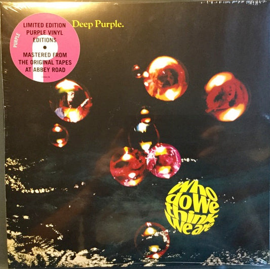 Image of Front Cover of 2714062C: LP - DEEP PURPLE, Who Do We Think We Are (Purple Records; TPSA 7508, Europe 2018 Reissue, Gatefold, Purple Vinyl)   EX/VG+