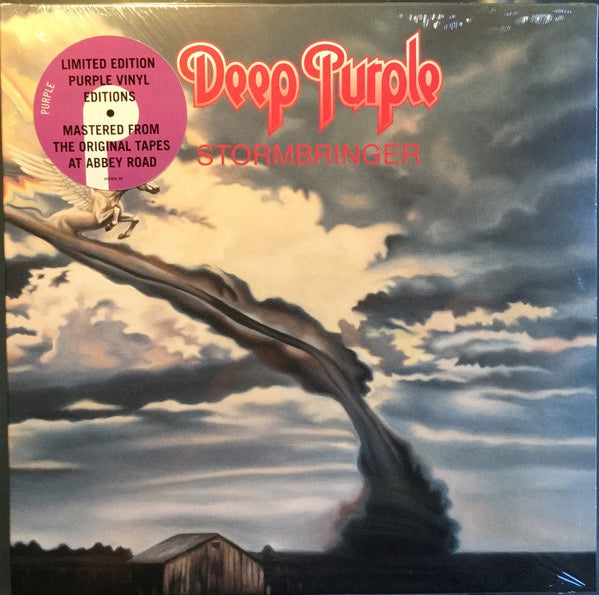 Image of Front Cover of 2714060C: LP - DEEP PURPLE, Stormbringer (Purple Records; TPS 3508, Europe 2018 Reissue, Purple Vinyl) Still In Stickered Shrinkwrap  EX/VG+