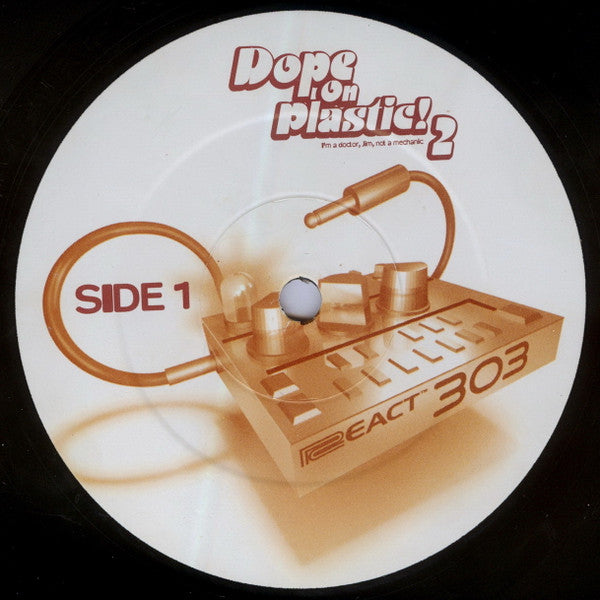 Image of Back Cover of 2xLP - VG/VG - VARIOUS, Dope On Plastic! 2 (React; REACT LP 65, UK 1995, Gatefold), Edge Wear,  - 4146145S