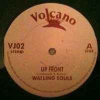 Image of Front Cover of 4043024S: 12" - WAILING SOULS, Up Front / See Baba Joe (Volcano ; VJ 002, UK 2007 Reissue, Plain sleeve)   /VG+