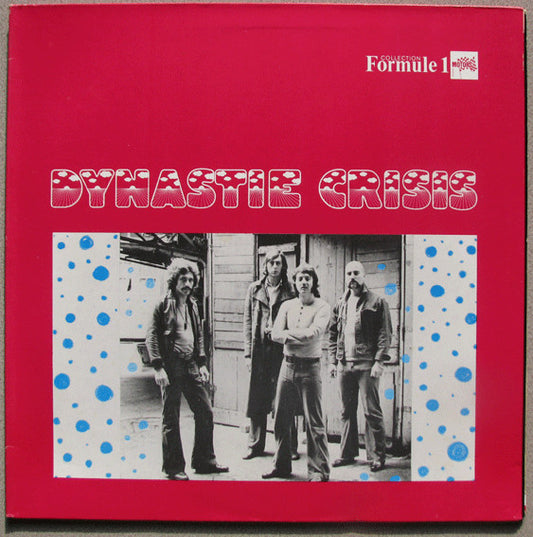 Image of Front Cover of 4344010S: LP - DYNASTIE CRISIS, Dynastie Crisis (Les Disques Motors; MT 44021, France 1973, Gatefold) Edge and Ring Wear, writing on front cover  G+/VG