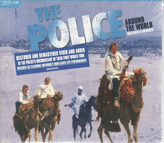 Image of Front Cover of 2xCD - M/M - THE POLICE, Around The World (Restored & Expanded) (Mercury Studios; 006024452004540, Europe 2022, Double Digipak), Still SEALED In Stickered Shrinkwrap,  - 1736056E