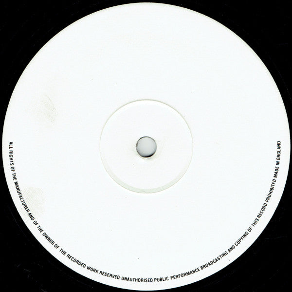 Image of Back Cover of 3414236C: 12" - B:DUM B:DUM SOUND, B-Dum B-Dum (; BD-001, UK 1993, Stickered Plain Sleeve) Labels have light residue staining on them.   VG+/VG+