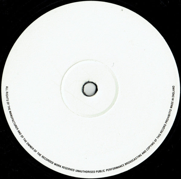 Image of Label Cover of 3414236C: 12" - B:DUM B:DUM SOUND, B-Dum B-Dum (; BD-001, UK 1993, Stickered Plain Sleeve) Labels have light residue staining on them.   VG+/VG+