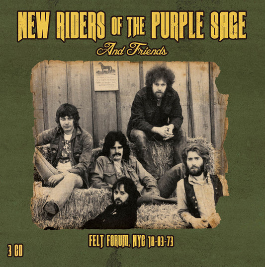 Image of Front Cover of 4053017S: 3xCD - NEW RIDERS OF THE PURPLE SAGE, THE GRATEFUL DEAD, Felt Forum, NYC 18-03-73 (Echoes; ECHO3CD2017, UK 2015)   VG+/VG+