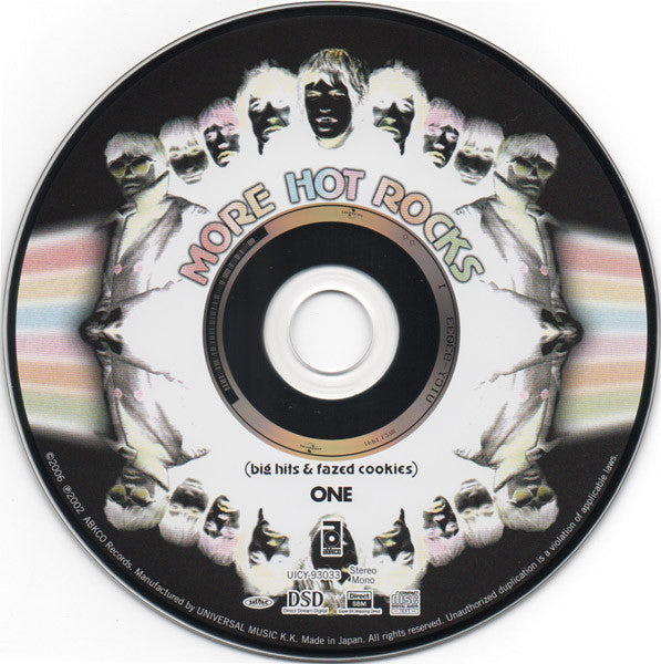 Image of Label Cover of 4033091E: 2xCD - THE ROLLING STONES, More Hot Rocks (Big Hits & Fazed Cookies) (ABKCO; UICY-93033/4, Japan 2006, Clear Plastic Sleeve With Card Inner, Booklet)   VG+/VG+