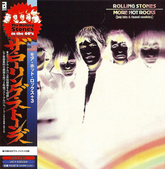 Image of Front Cover of 4033091E: 2xCD - THE ROLLING STONES, More Hot Rocks (Big Hits & Fazed Cookies) (ABKCO; UICY-93033/4, Japan 2006, Clear Plastic Sleeve With Card Inner, Booklet)   VG+/VG+