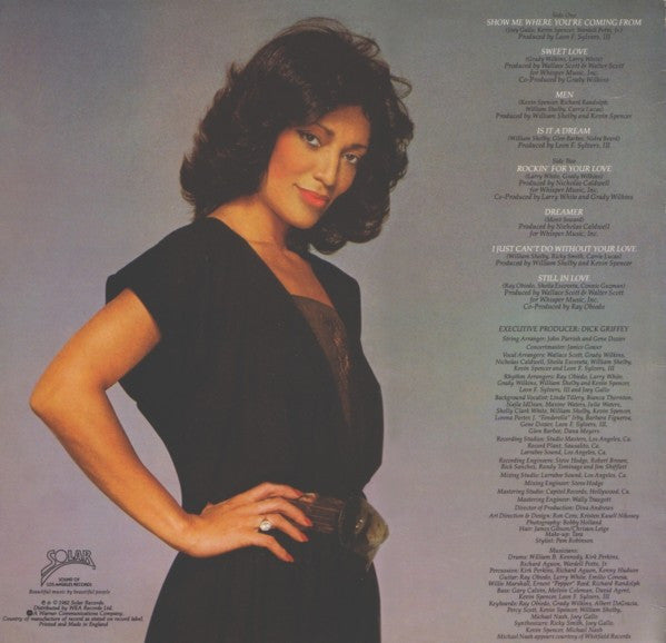 Image of Back Cover of LP - VG/VG - CARRIE LUCAS, Still In Love (Solar; K 52339, UK 1982, Picture Sleeve), ,  - 2726022E