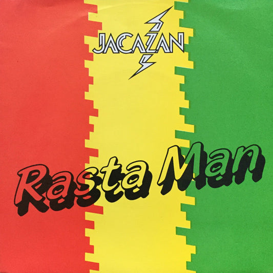 Image of Front Cover of 4153002S: 7" - DAVE TE'KANNON, Rasta Man / Danger (Jacazan; 10103, Switzerland 1985, Textured Sleeve)   VG+/VG+