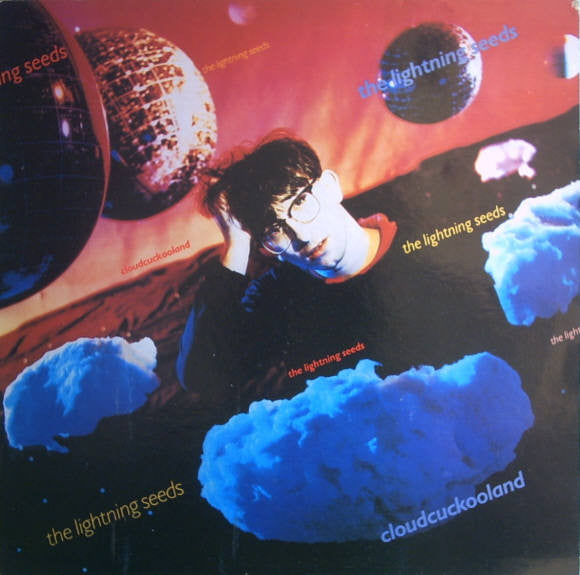 Image of Front Cover of LP - G+/VG - THE LIGHTNING SEEDS, Cloudcuckooland (Ghetto Recording Company; GHETT 3, UK 1990, Inner), Edge wear and small area of damage to sleeve front along bottom edge.,  - 2626279E