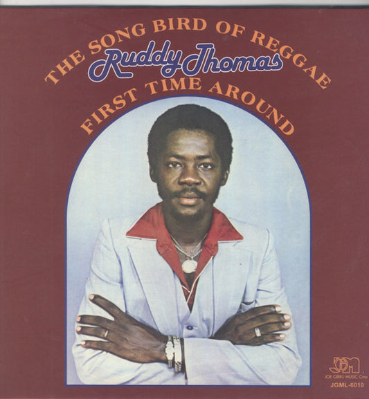 Image of Front Cover of 4153070S: LP - RUDDY THOMAS, First Time Around (Joe Gibbs Music; JGML 6010, UK 2023)   NEW/NEW