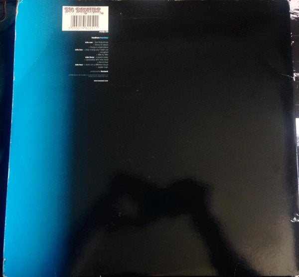 Image of Back Cover of 2xLP - G+/VG - OASIS, Heathen Chemistry (Big Brother; RKIDLP25, UK 2002, Gatefold, 2 Inners & Booklet), Edge wear, scuffs, small seam split. Strong VG discs.,  - 3946324S
