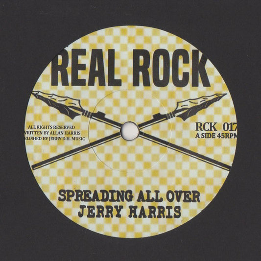 Image of Front Cover of 0316194C: 7" - JERRY HARRIS, Spreading All Over (Real Rock; RCK 017, Italy 2021, Solid Centre)   /VG+