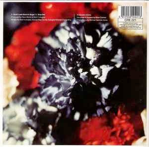 Image of Back Cover of 7" - VG/VG+ - OASIS, Don't Look Back In Anger / Step Out (Creation Records; CRE 221, UK 1996, Wraparound Sleeve, Mailing List Card, Stereo), Slight wear to sleeve, a little wavy from water damage. Clean mailing list card.,  - 4056078S