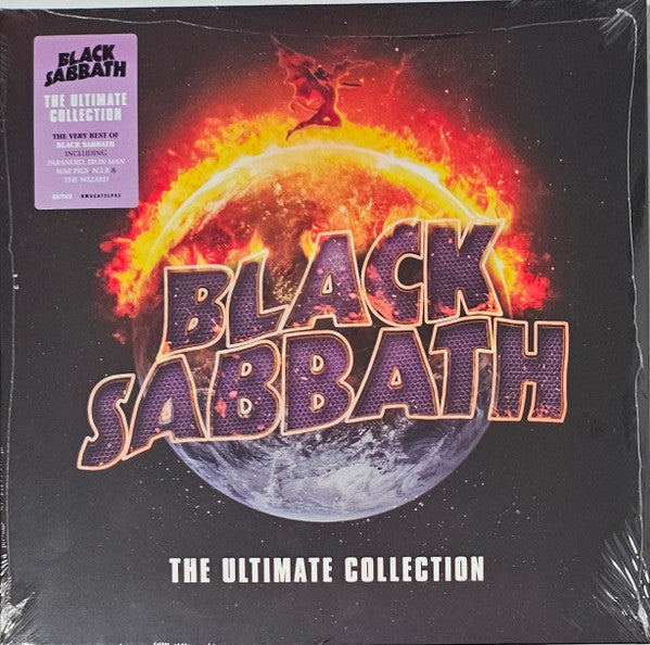 Image of Front Cover of 3534155E: 2xLP - BLACK SABBATH, The Ultimate Collection (BMG; BMGCAT2LP83, Worldwide 2023, Gatefold, 2 Inners, Compilation, Remastered)   NEW/NEW