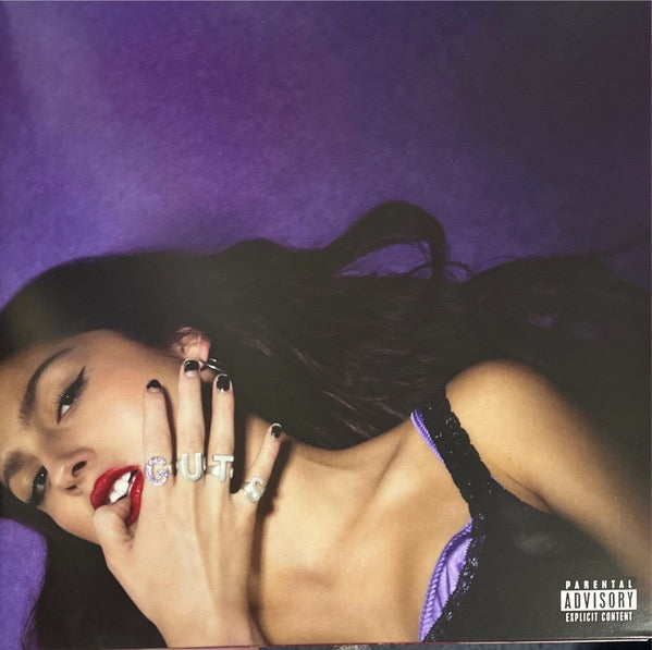 Image of Front Cover of LP - NEW/NEW - OLIVIA RODRIGO, GUTS (Polydor; 5597762, UK 2023, Gatefold, Inner), , Grammy-winning recording artist Olivia Rodrigo releases her new album, GUTS via Geffen Records. She recorded the album with producer Daniel Nigro, who also collaborated with her on SOUR, her chart-topping, 4x Platinum debut album. - 3316650C