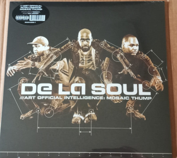 Image of Front Cover of 4233255E: LP - DE LA SOUL, Art Official Intelligence: Mosaic Thump (AOI Records; RMM 055-1, Worldwide 2023 Reissue, 2 Inners & Insert)   NEW/NEW