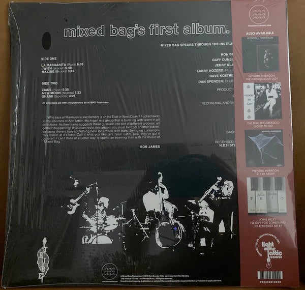 Image of Back Cover of 4733188E: LP - MIXED BAG, Mixed Bag's First Album (Tidal Waves Music; TWM103, US 2023 Reissue, With Obi)   NEW/NEW