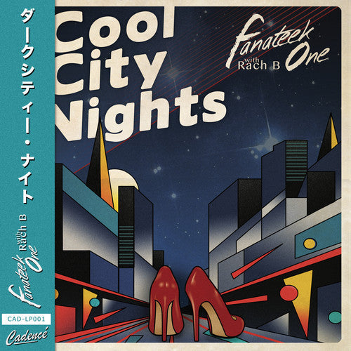 Image of Front Cover of 4243165S: LP - FANATEEK ONE WITH RACH B, Cool City Nights (Cadenc  Records; CAD-LP001, Spain 2015, Picture Sleeve, Insert)   VG/VG+