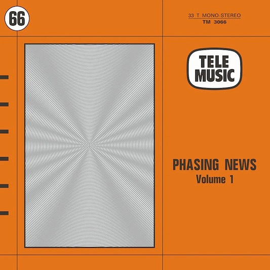 Image of Front Cover of 4213298C: LP - MICHEL GONET, Phasing News Volume 1 (Be With Records; BEWITH148LP, Europe 2023 Reissue)   NEW/NEW